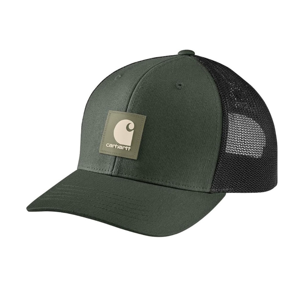 NWT Carhartt Men's Rugged Flex Twill Mesh-Back Logo Patch Cap